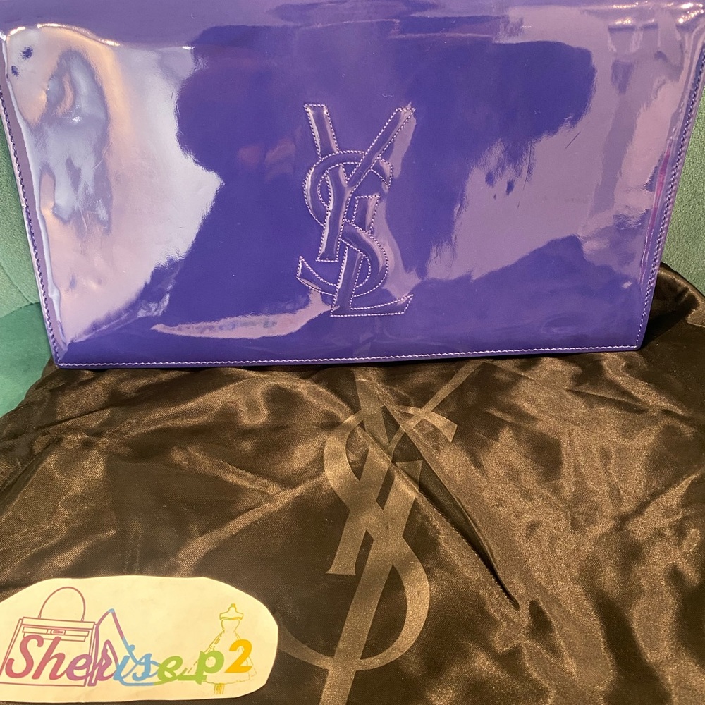 100% authentic YSL clutch